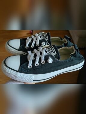 Sz 8 Women's CONVERSE CTAS SHORELINE BLACK Casual Shoes